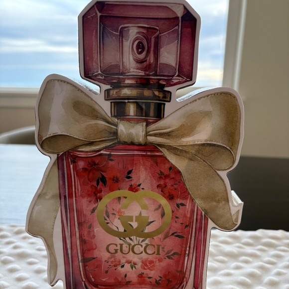 New Gucci 3D Wood Perfume Bottle Decor Ornament - Picture 2 of 8